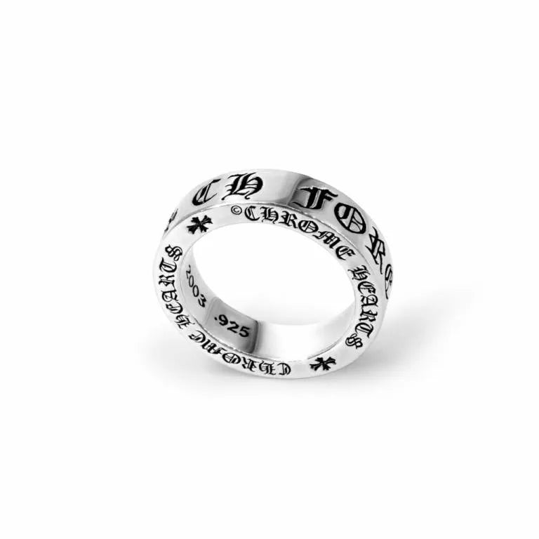 6MM CHROME HEARTS FOREVER RING 闅嗘悅C SPACER 5