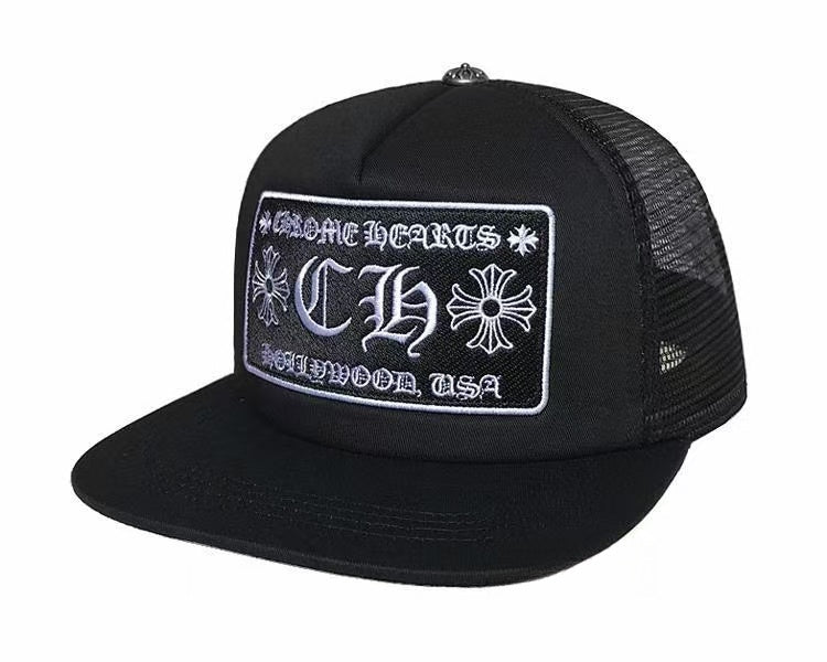 Chrome Hearts CH HollyWood trucker hat 02