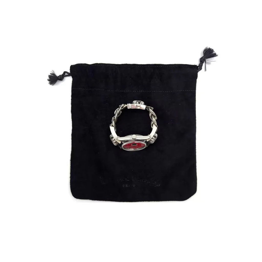 Black And Red Chrome Hearts Watch