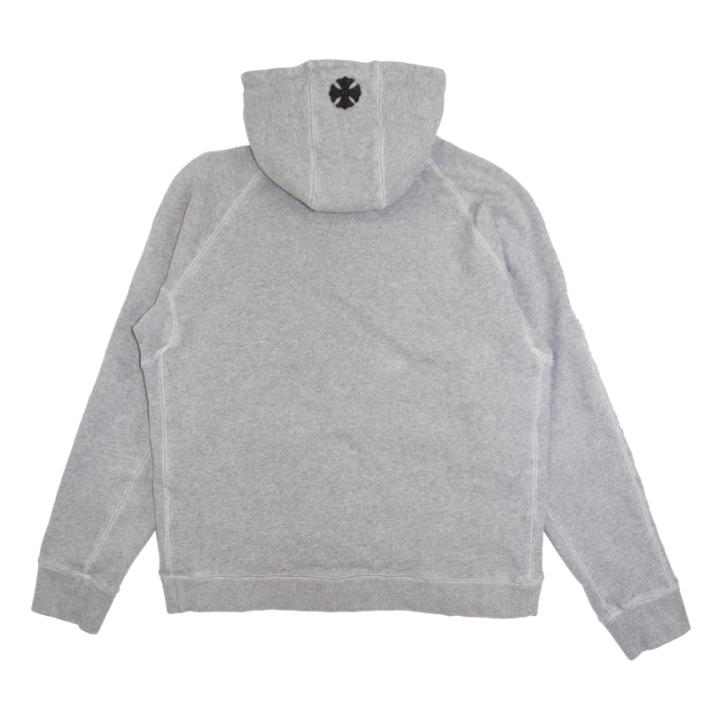 Leather Patch Fuck You Hoodie