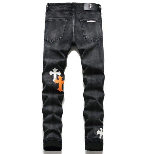 Chrome Hearts Cross Logo Jeans