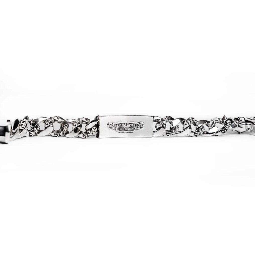 Chrome Hearts Dagger ID Fancy Link Clip Bracelet