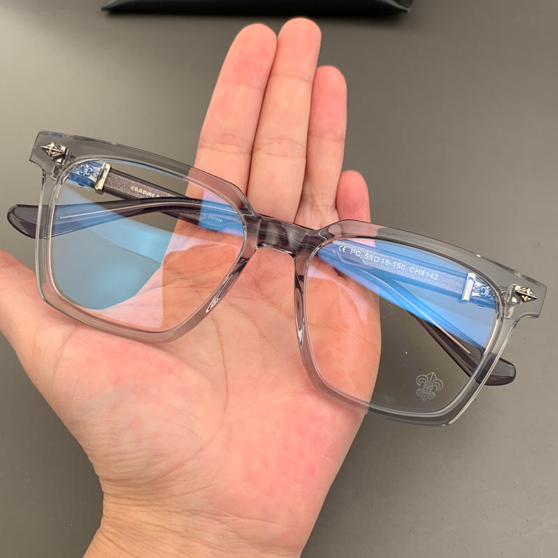 Chrome Hearts Dark Transparent Glasses