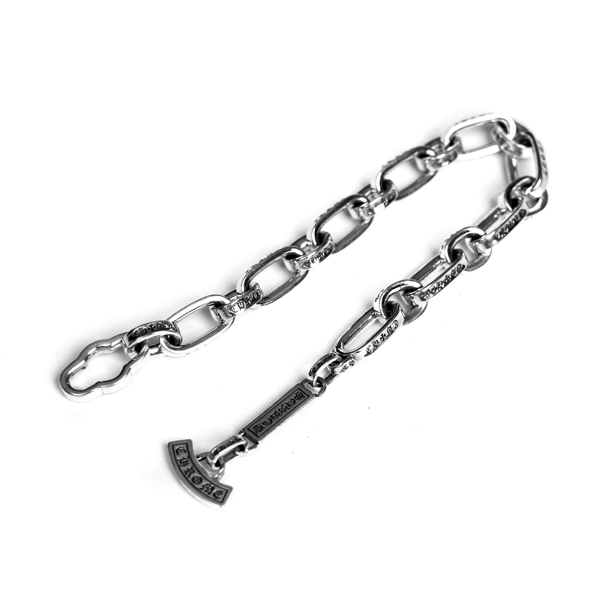 Chrome Hearts Inscribed Logo Chain Bracelet