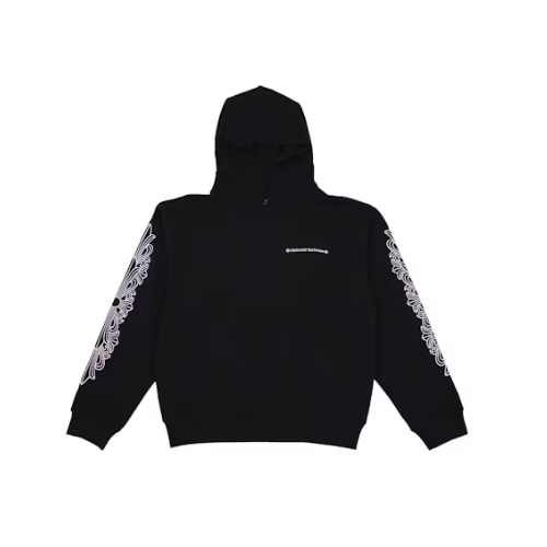 Chrome Hearts Matty Boy Shoulder Logo Hoodie Black Pink