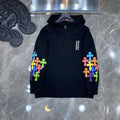 Chrome Hearts Multi Color Cross Patch Hoodie