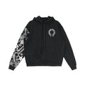 Chrome Hearts Multi Logo On Sleeve Horseshoe Logo Hoodie