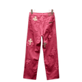 Chrome Hearts Red Denim Jeans
