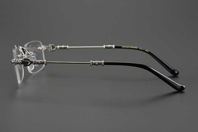 Chrome Hearts Rimless Glasses – Silver Edition