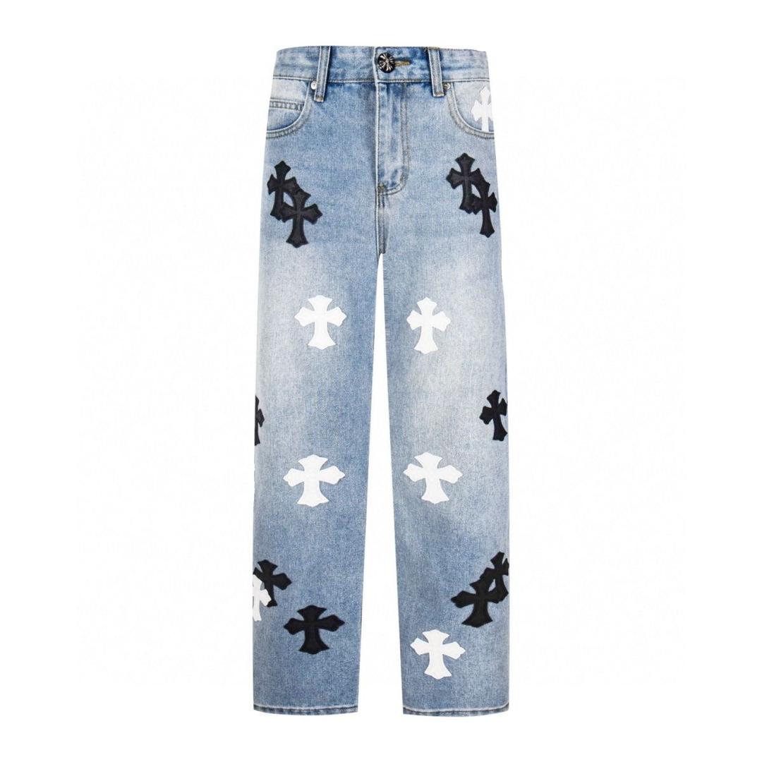 Chrome Hearts Vintage Aged Jeans