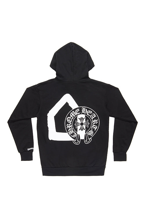 Chrome Hearts × Comme des Garcons × Dover Street Market Black Hoodie