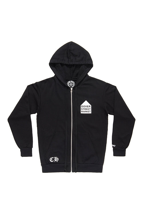 Chrome Hearts × Comme des Garcons × Dover Street Market Black Hoodie