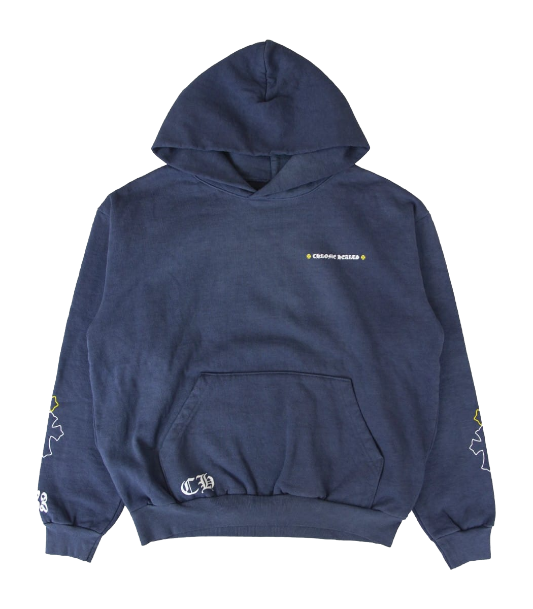 Chrome Hearts X Drake Certified Chrome Hand Dyed Hoodie