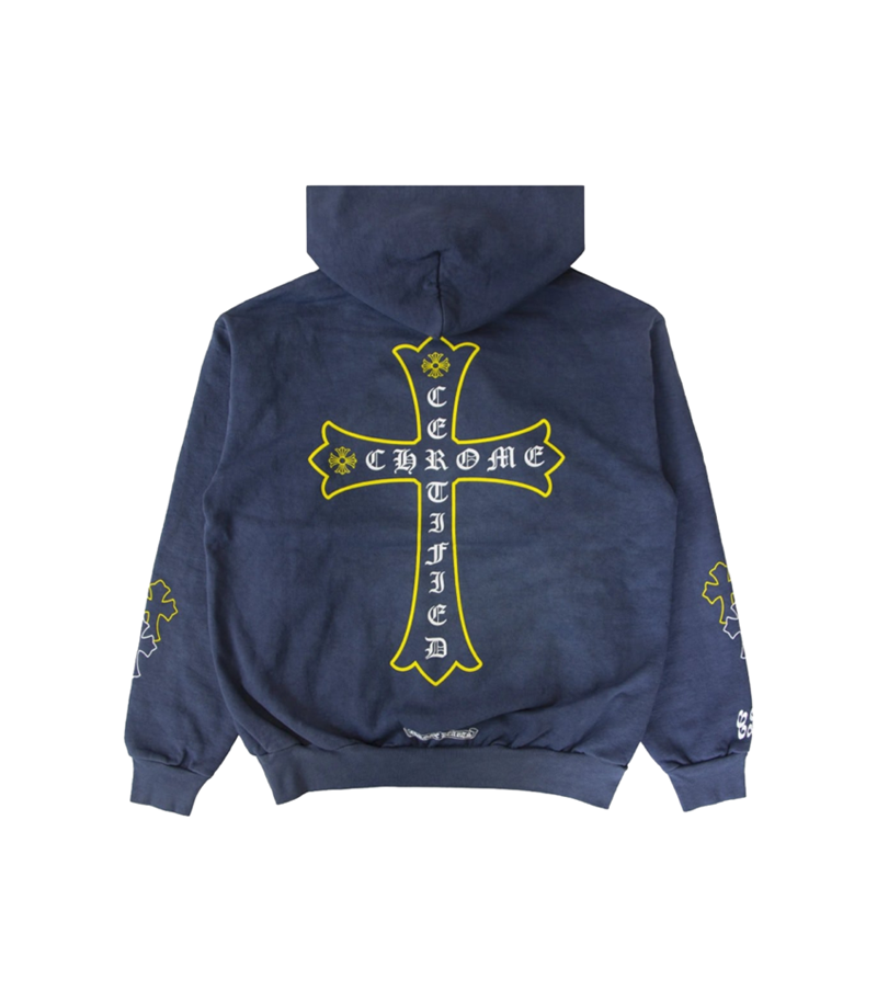 Chrome Hearts X Drake Certified Chrome Hand Dyed Hoodie