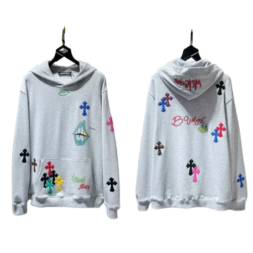 Chrome Hearts x Matty Boy Cross Patch Hoodie