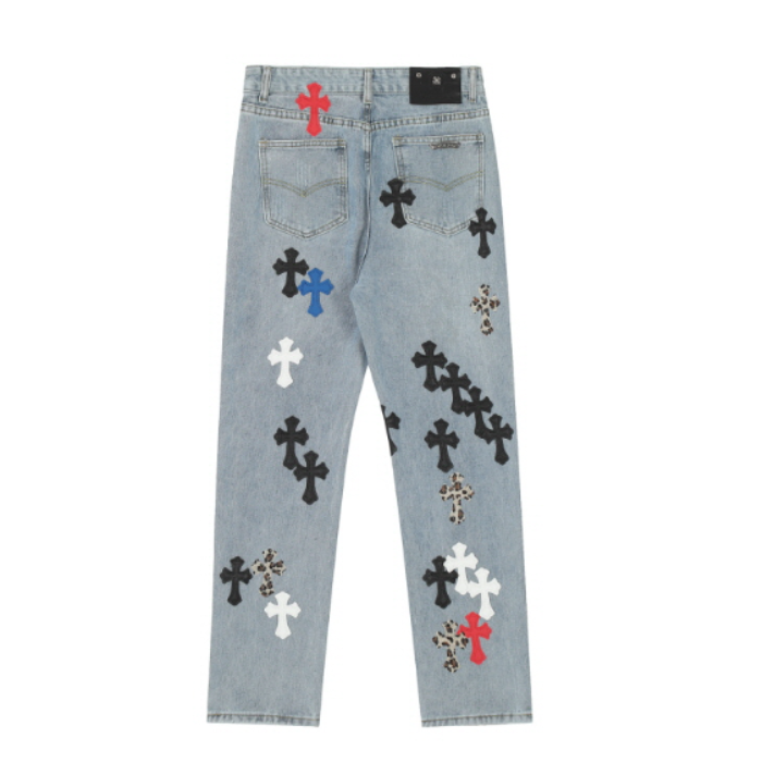 Chrome Style Levi’s Hearts Red Jeans