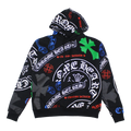 Chrome Hearts Multicolor Logo Stencil Pullover Hoodie