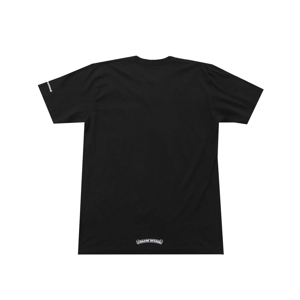 CH Neck Letters Short Sleeve T Shirt