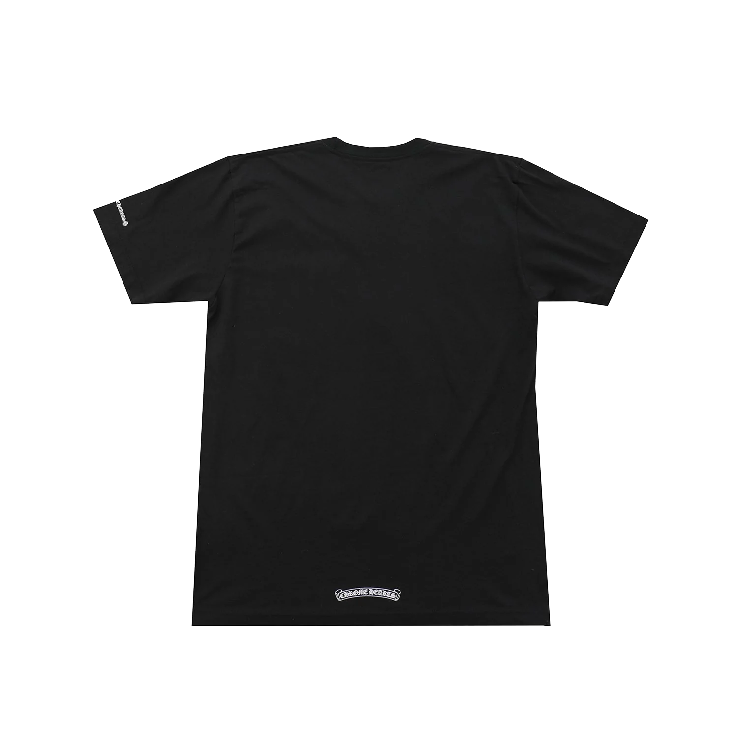 CH Neck Letters Short Sleeve T Shirt