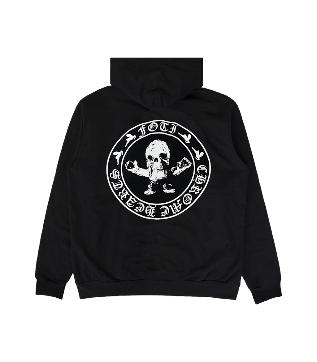 RARE CH Foti Skeleton Circle Logo Zip Up Hoodie