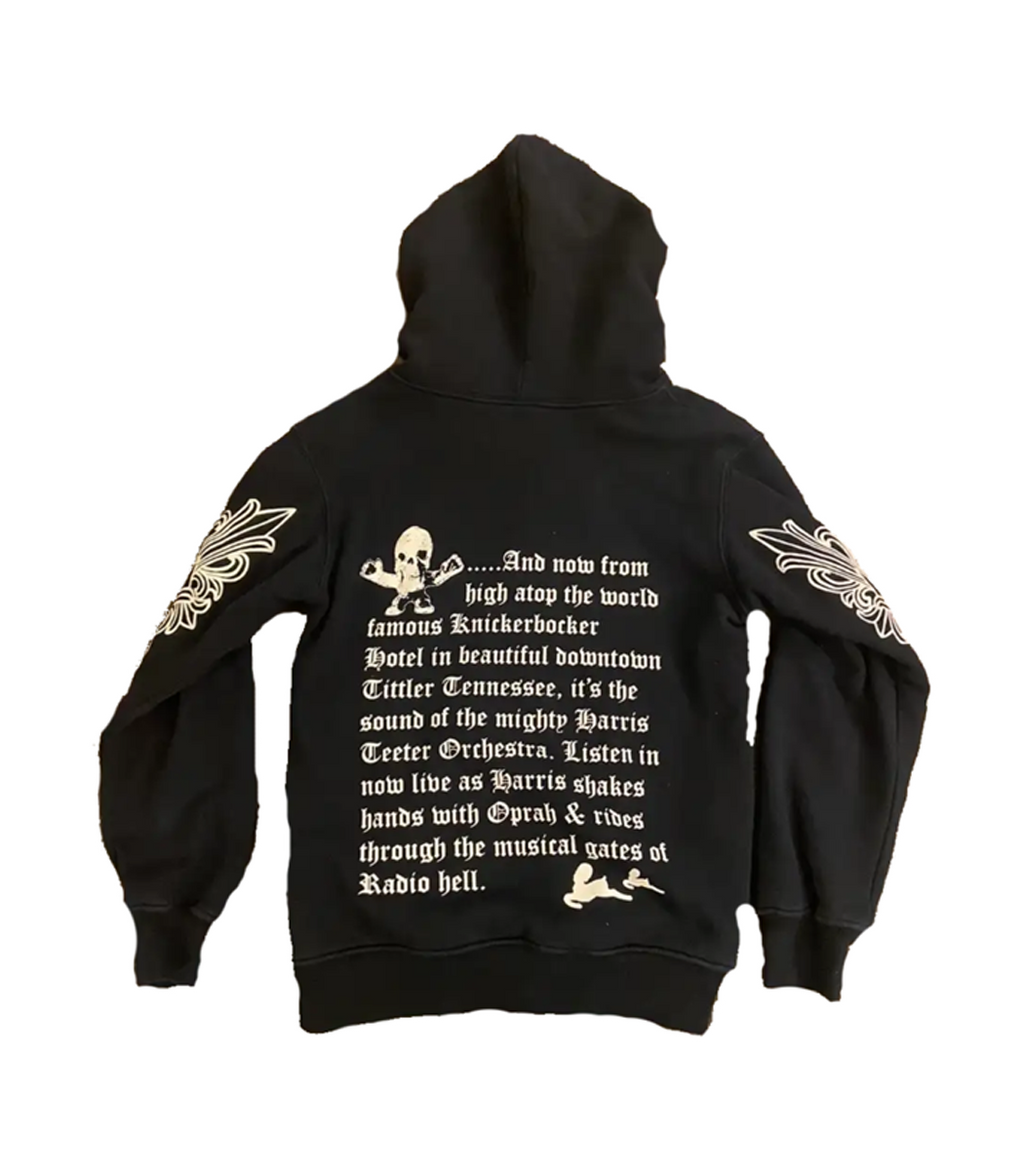 Chrome Hearts RARE Zip Up Hoodie Floral Cross Foti