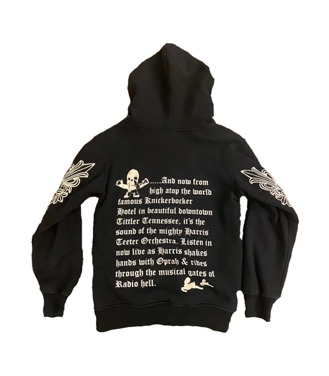 Chrome Hearts RARE Zip Up Hoodie Floral Cross Foti