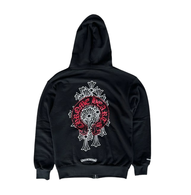 Chrome Hearts With Red Dagger Hoodie