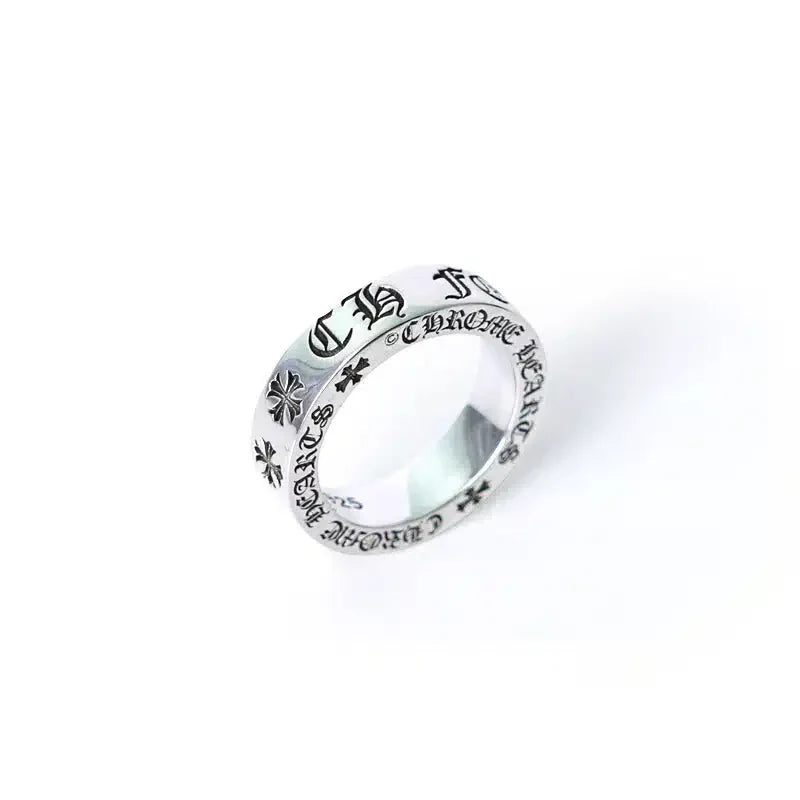 6MM CHROME HEARTS FOREVER RING 闅嗘悅C SPACER 5