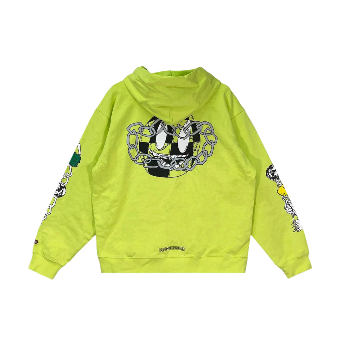 Green Chrome Hearts Hoodie